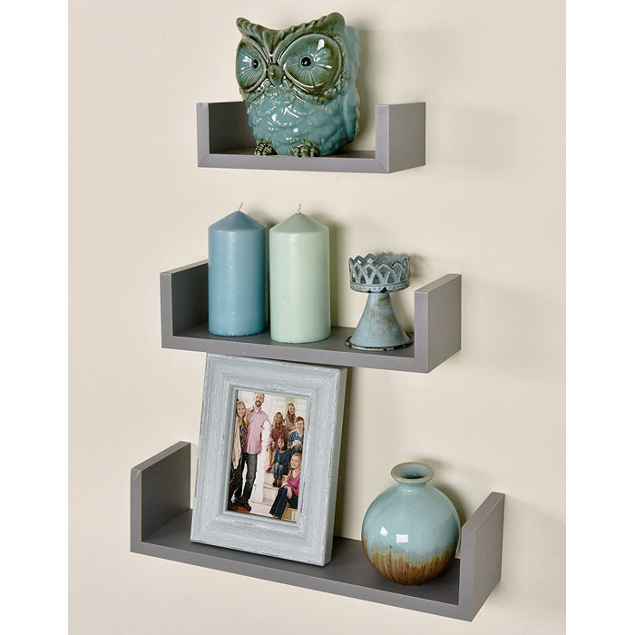 Ebern Designs 3 Piece Square Floating Shelf & Reviews Wayfair.ca